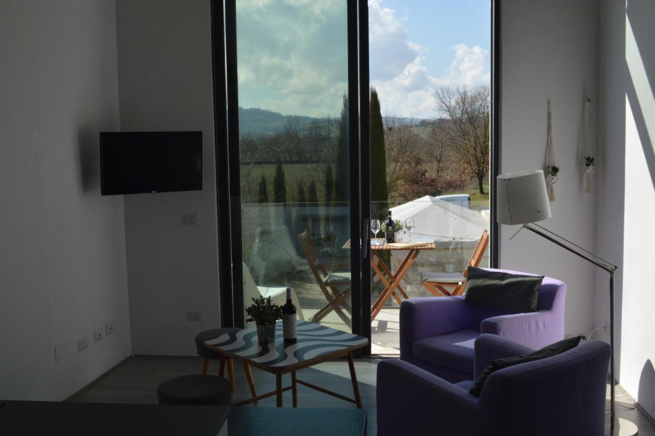 Апартаменти Loft A Montepulciano Sopra Birrificio Artigianale Abbadia a Isola Екстер'єр фото